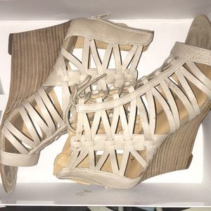 Taupe Nine West Sandals